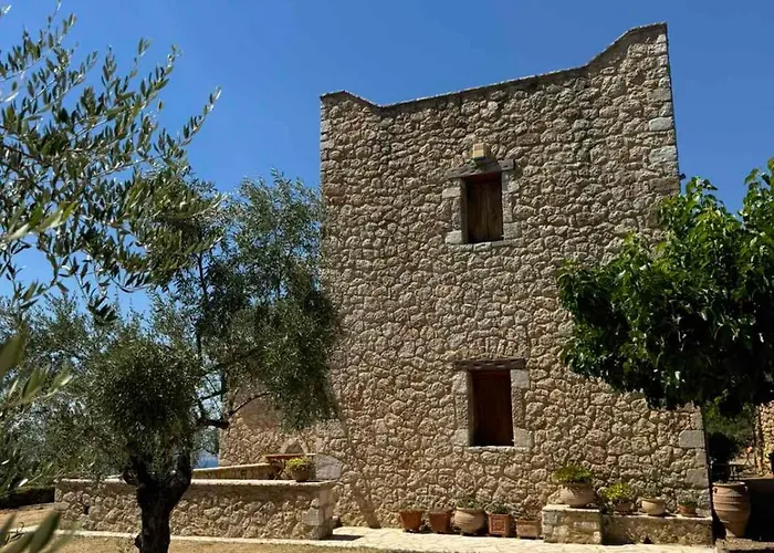 Kalamata Natural Stone Seaview Sanctuary Σπίτι διακοπών Megali Mantineia